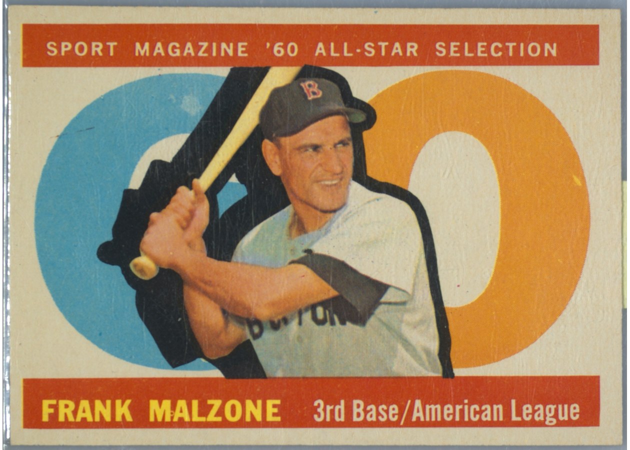 1960 Topps #557 Frank Malzone, Boston Red Sox