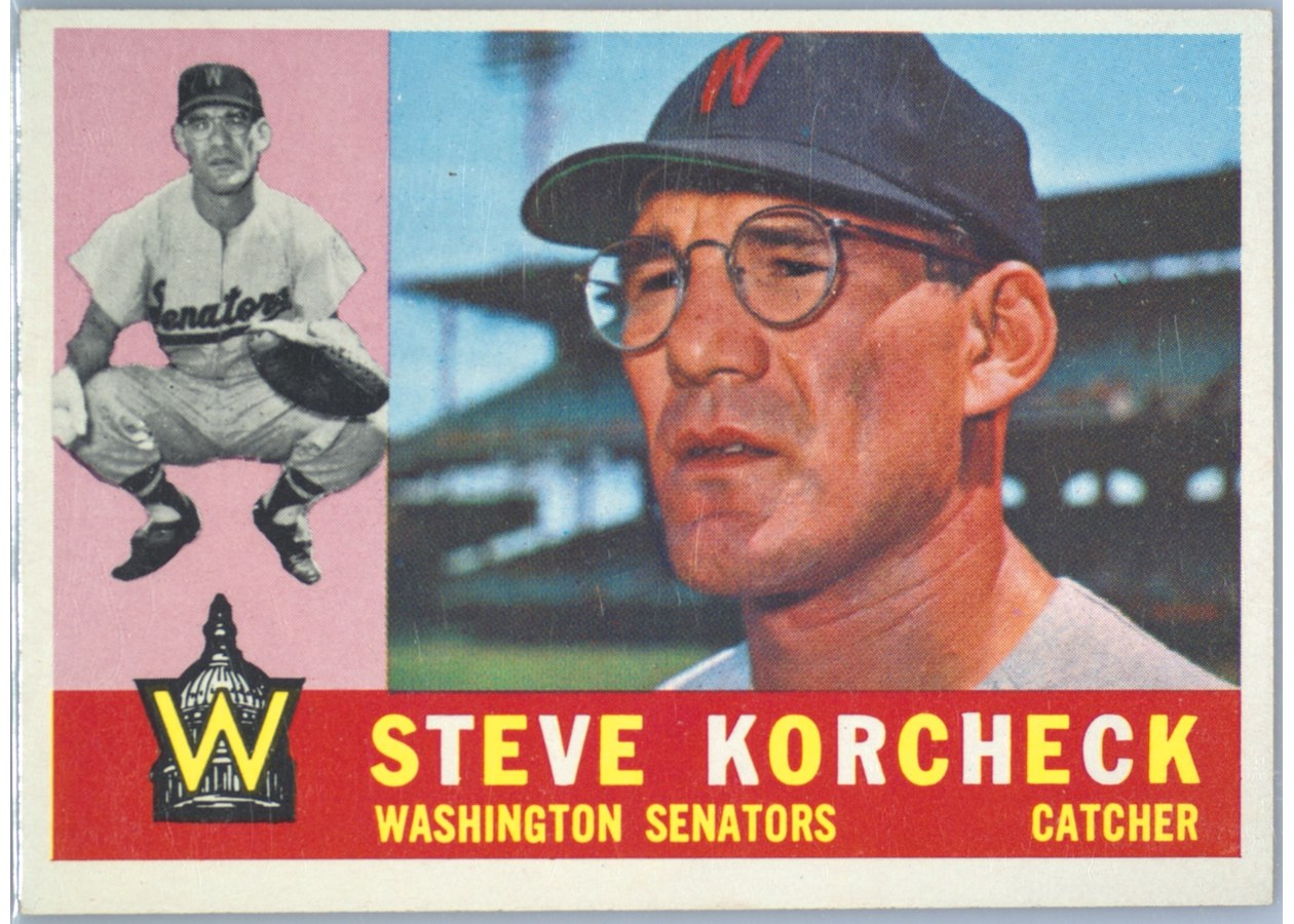 1960 Topps #56 Steve Korcheck, Washington Senators