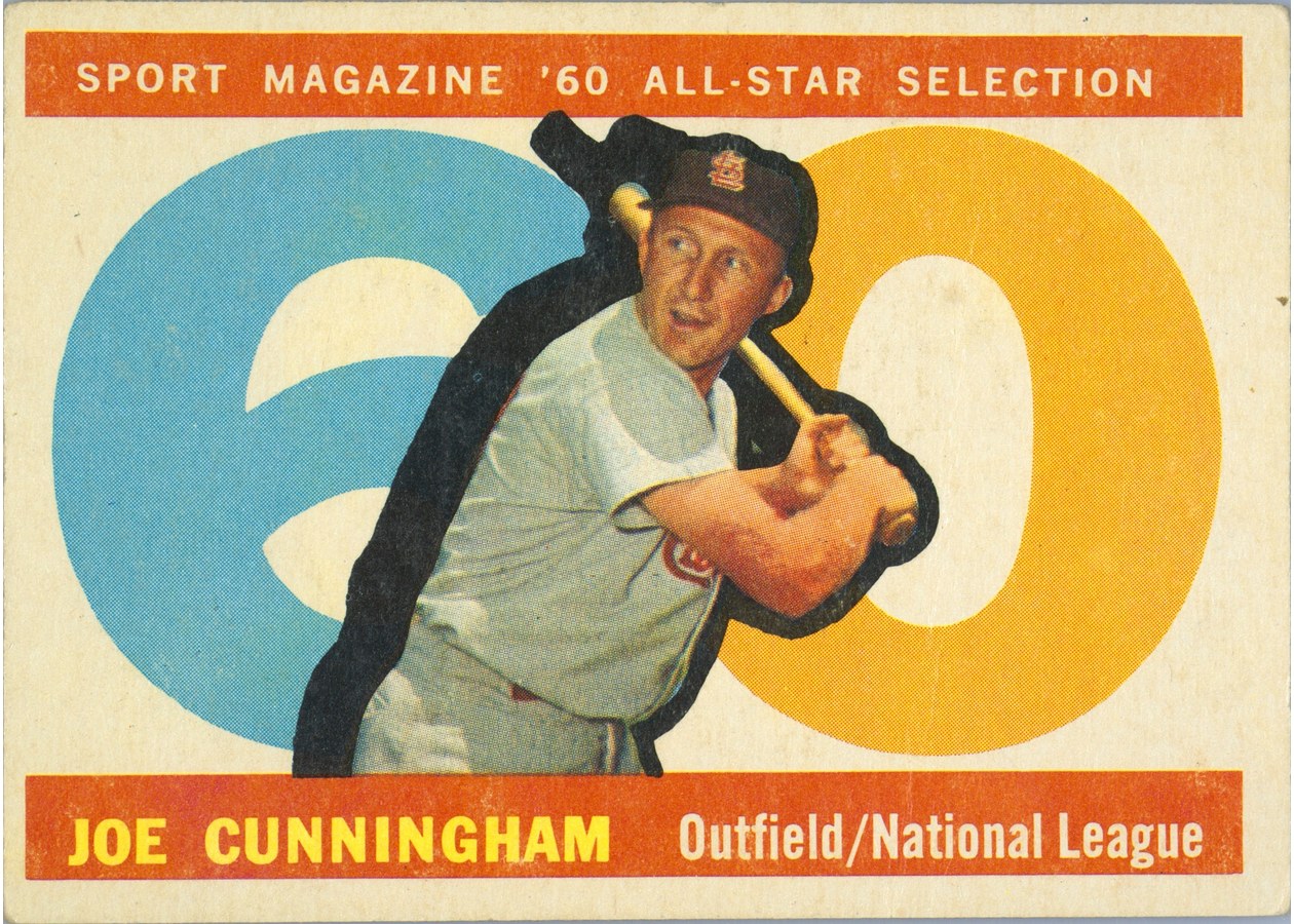 1960 Topps #562 Joe Cunningham, St. Louis Cardinals
