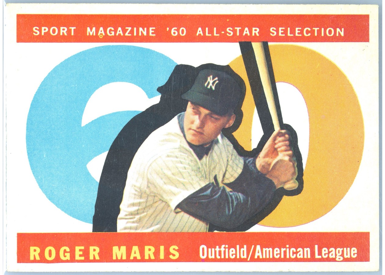 1960 Topps #565 Roger Maris, New York Yankees