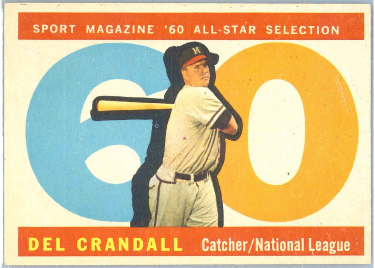 1960 Topps #568 Del Crandall, Milwaukee Braves