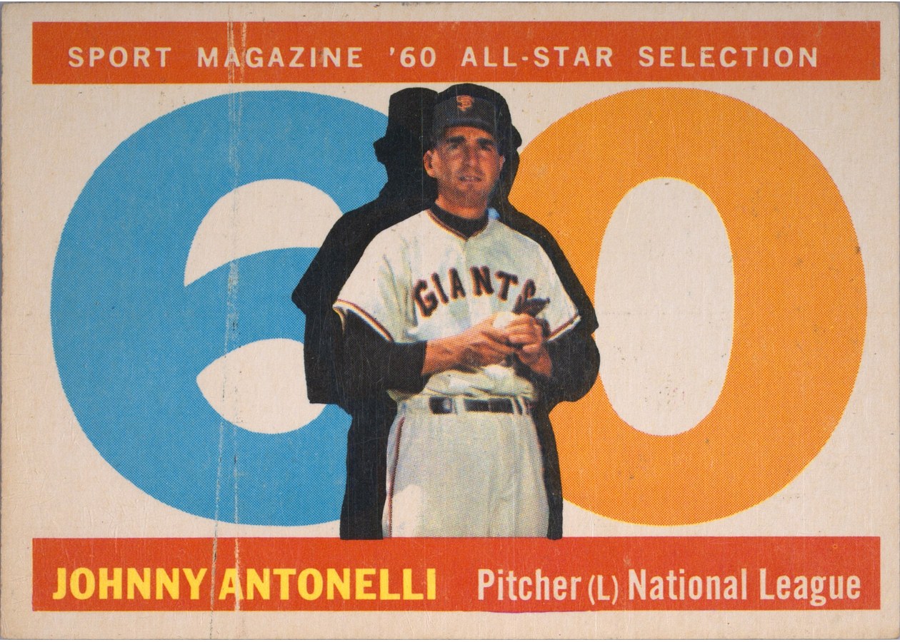 1960 Topps #572 Johnny Antonelli, San Francisco Giants