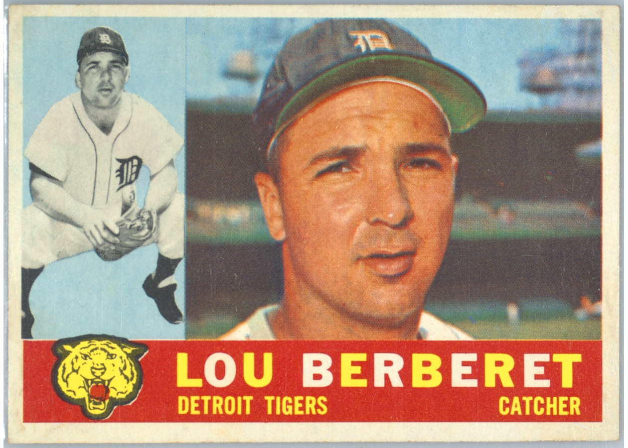 1960 Topps #6 Lou Berberet, Detroit Tigers