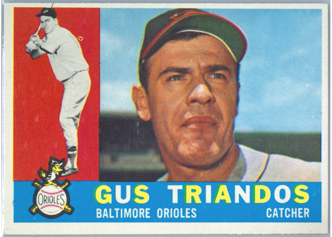 1960 Topps #60 Gus Triandos, Baltimore Orioles