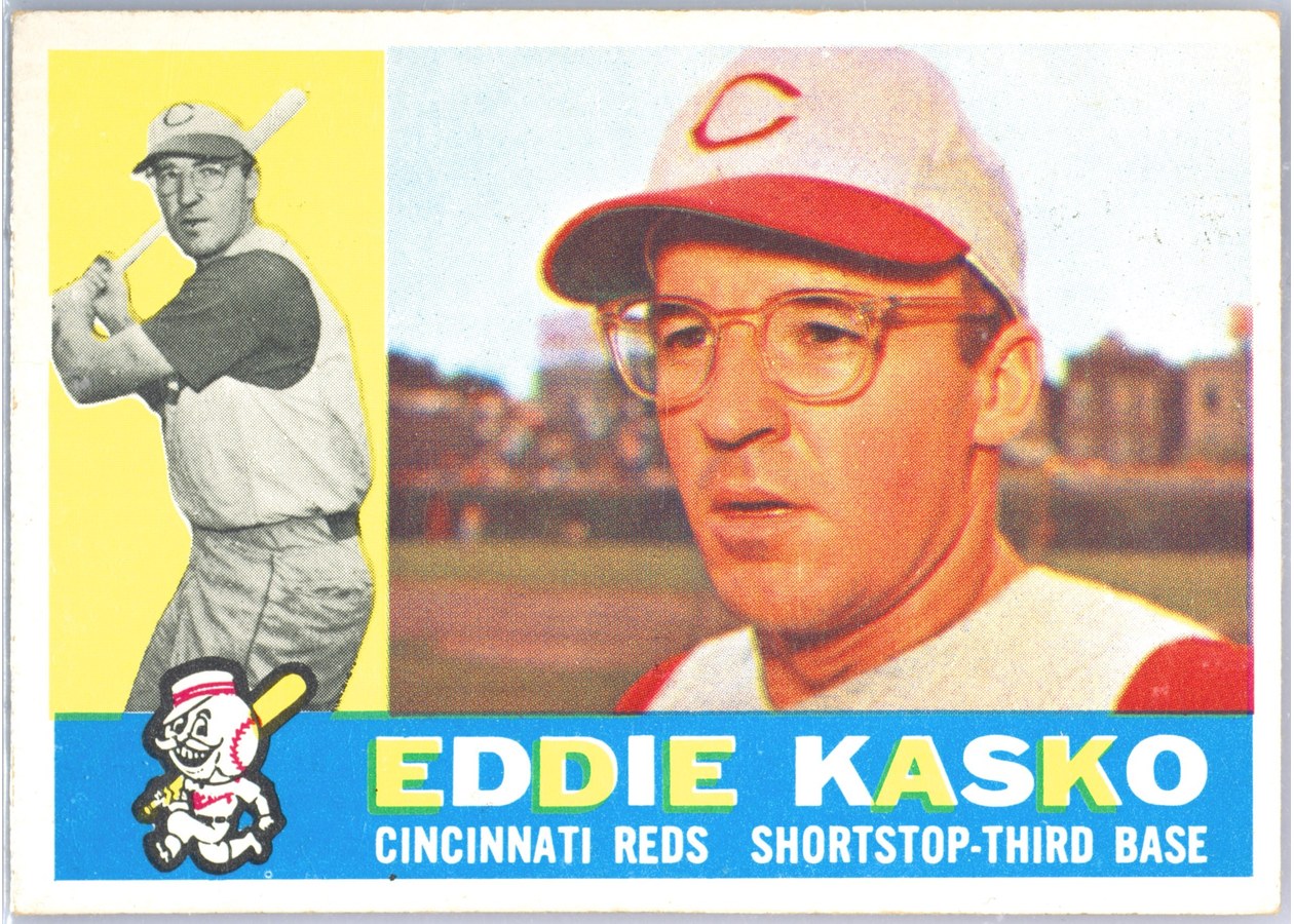 1960 Topps #61 Eddie Kasko, Cincinnati Reds