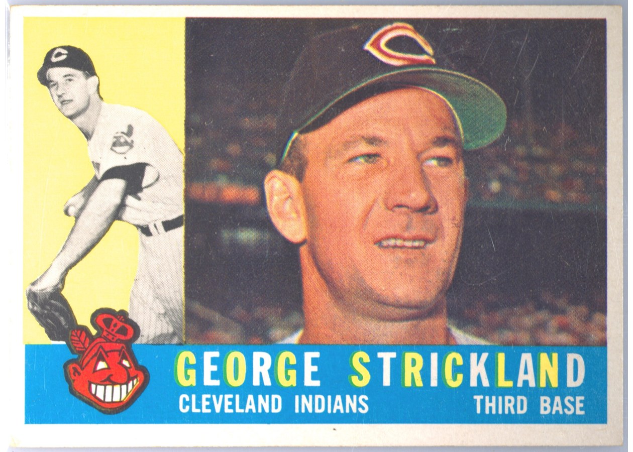 1960 Topps #63 George Strickland, Cleveland Indians