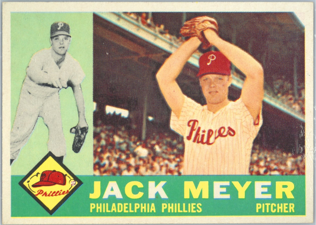 1960 Topps #64 Jack Meyer, Philadelphia Phillies