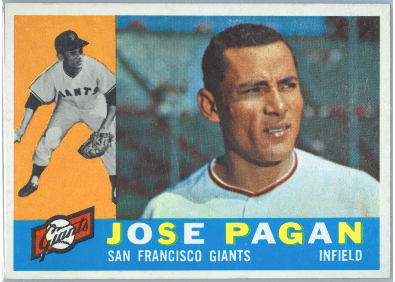 1960 Topps #67 Jose Pagan, San Francisco Giants