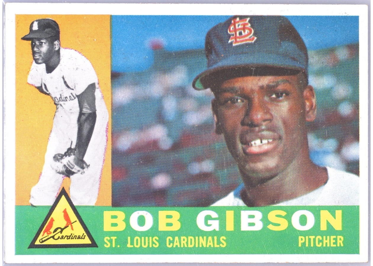 1960 Topps #73 Bob Gibson, St. Louis Cardinals