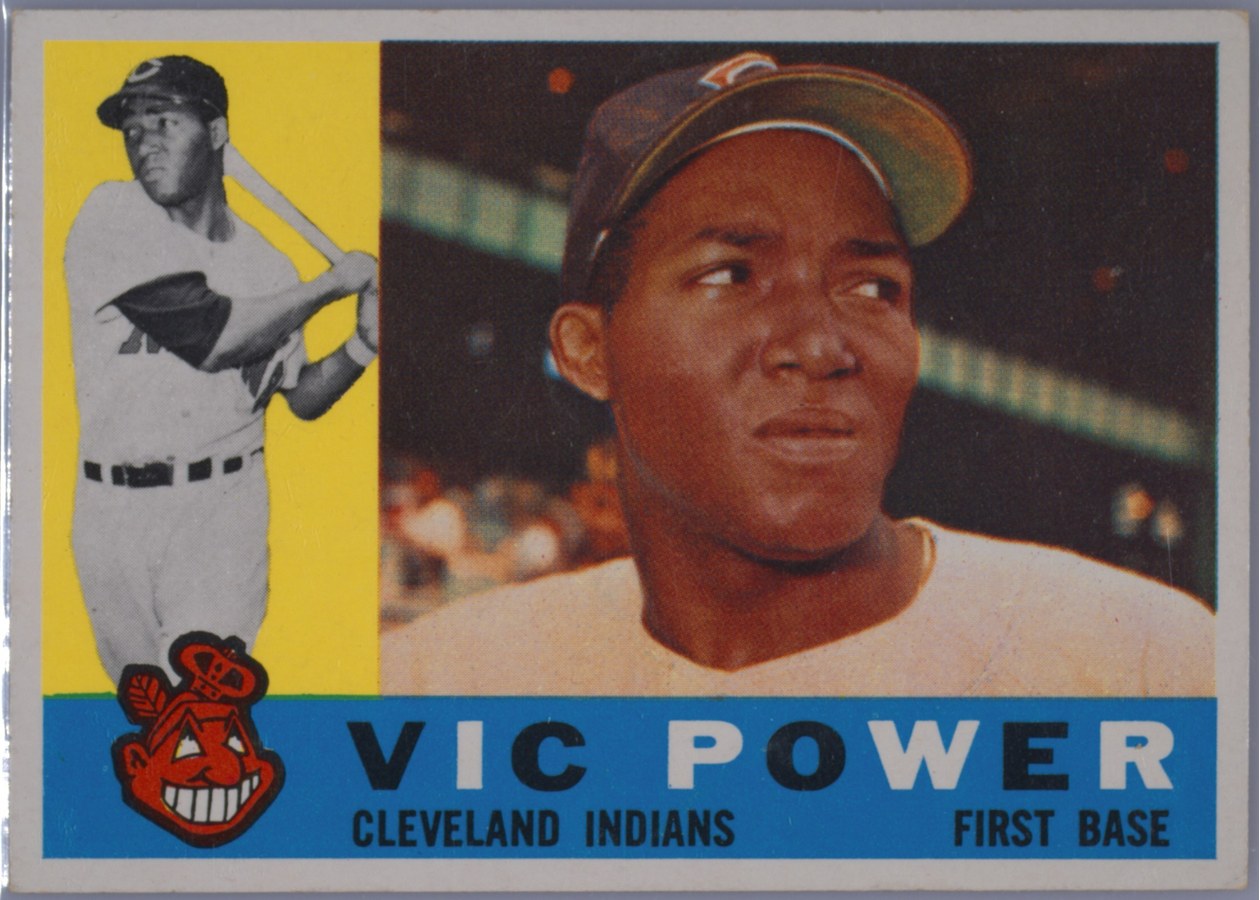 1960 Topps #75 Vic Power, Cleveland Indians