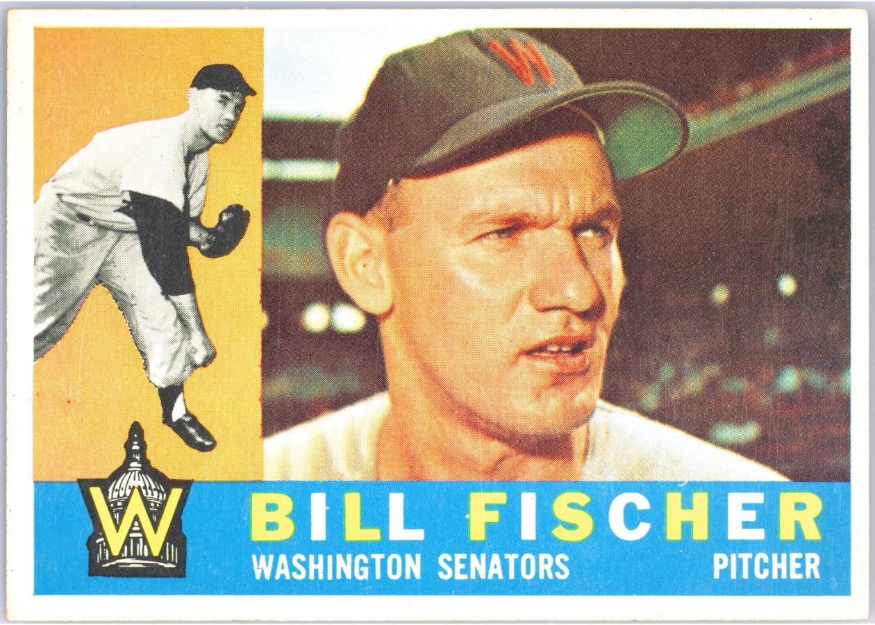 1960 Topps #76 Bill Fischer, Washington Senators