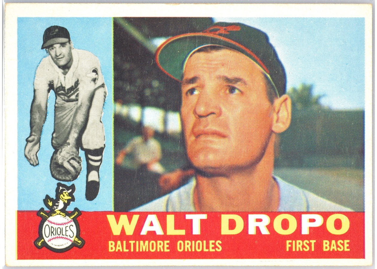 1960 Topps #79 Walt Dropo, Baltimore Orioles