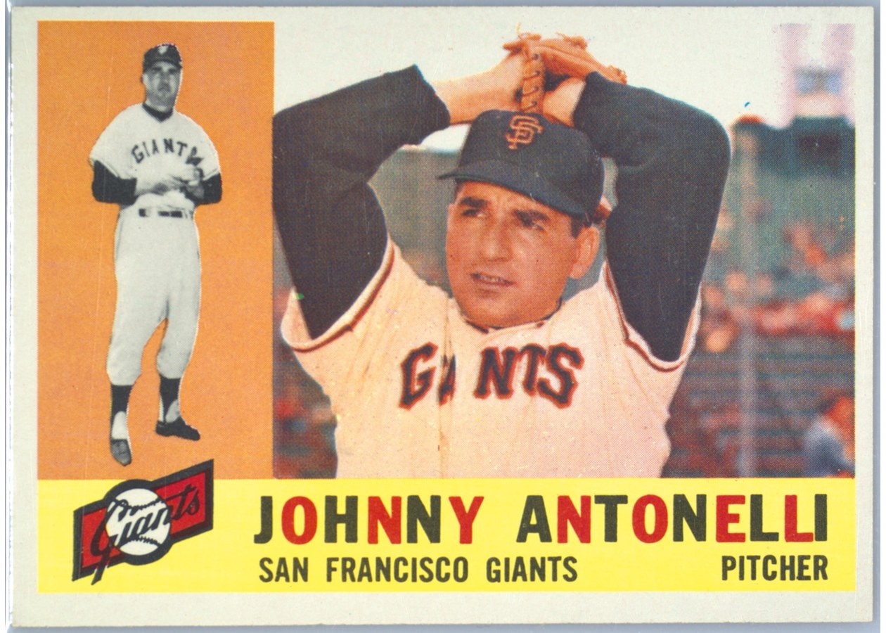1960 Topps #80 Johnny Antonelli, San Francisco Giants