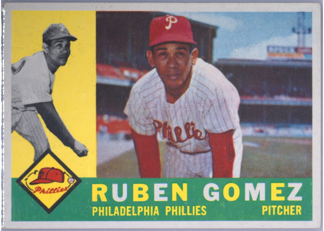 1960 Topps #82 Ruben Gomez, Philadelphia Phillies
