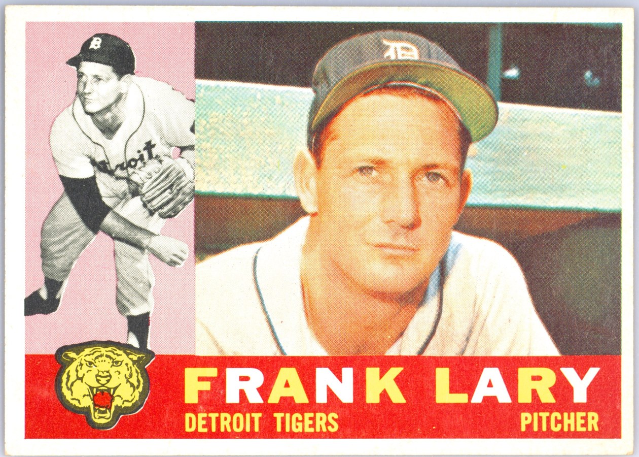 1960 Topps #85 Frank Lary, Detroit Tigers