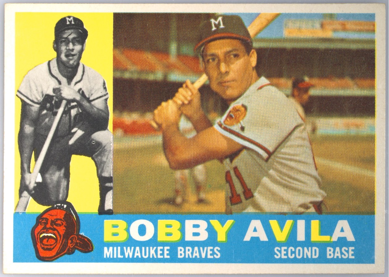 1960 Topps #90 Bobby Avila, Milwaukee Braves