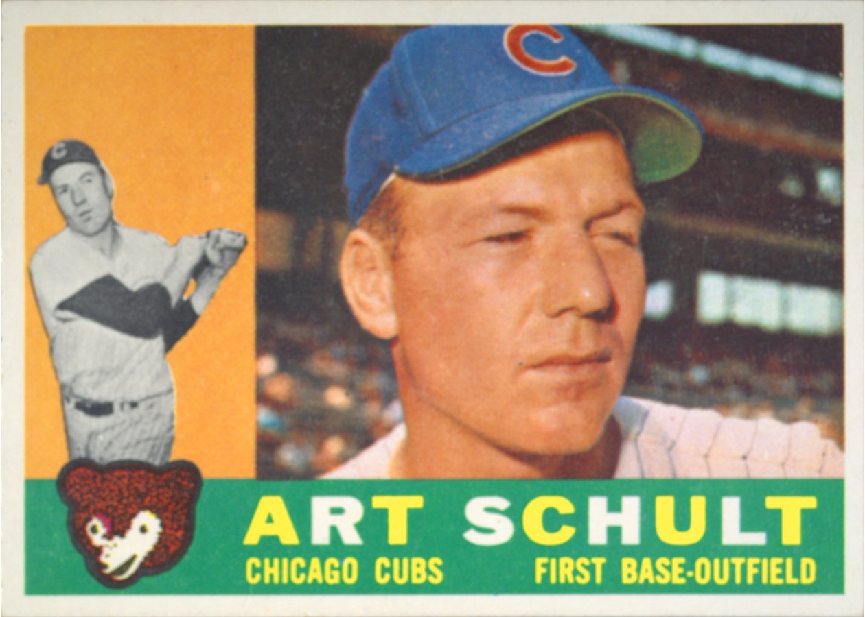 1960 Topps #93 Art Schult, Chicago Cubs