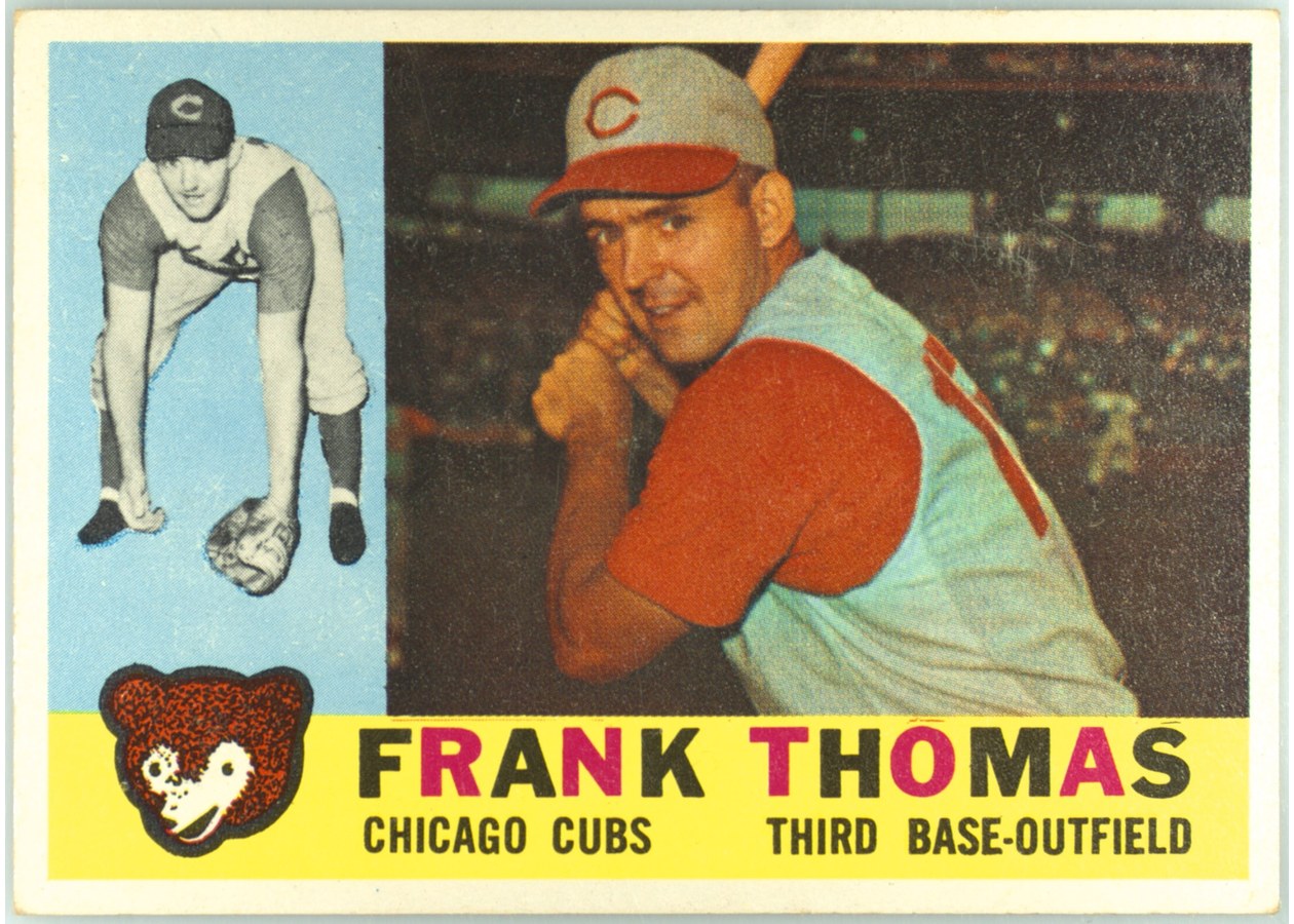 1960 Topps #95 Frank Thomas, Chicago Cubs