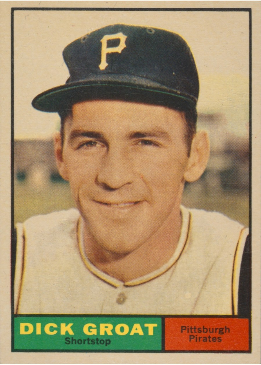 1961 Topps #1 Dick Groat, Pittsburgh Pirates
