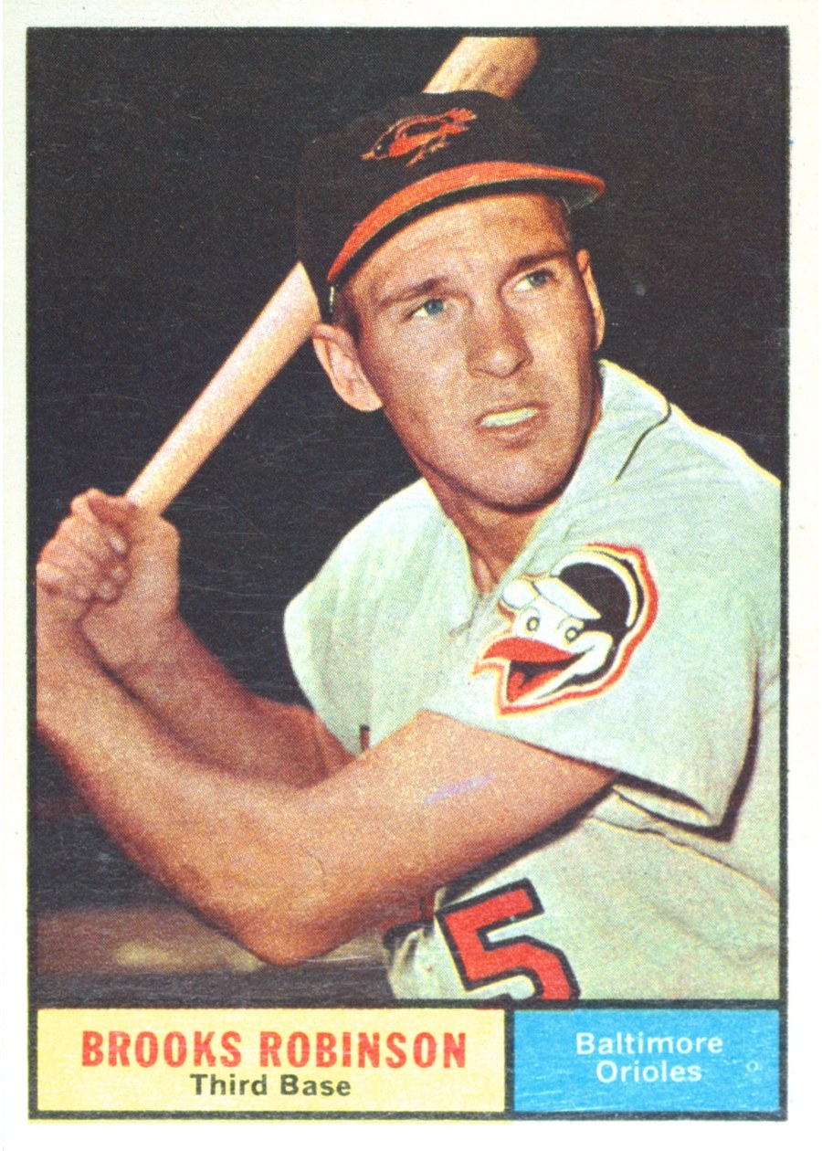 1961 Topps #10 Brooks Robinson, Baltimore Orioles