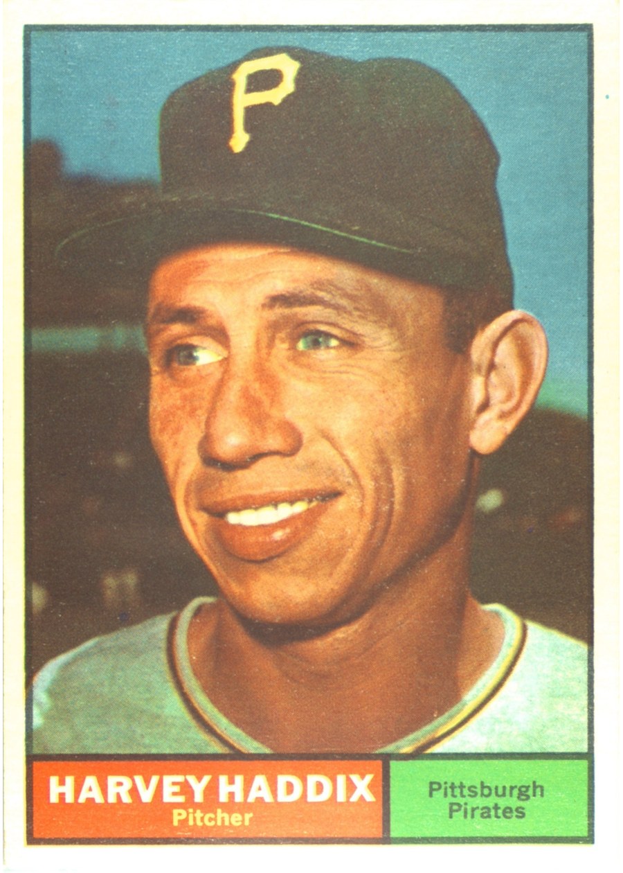1961 Topps #100 Harvey Haddix, Pittsburgh Pirates