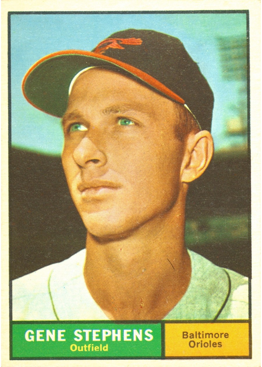 1961 Topps #102 Gene Stephens, Baltimore Orioles