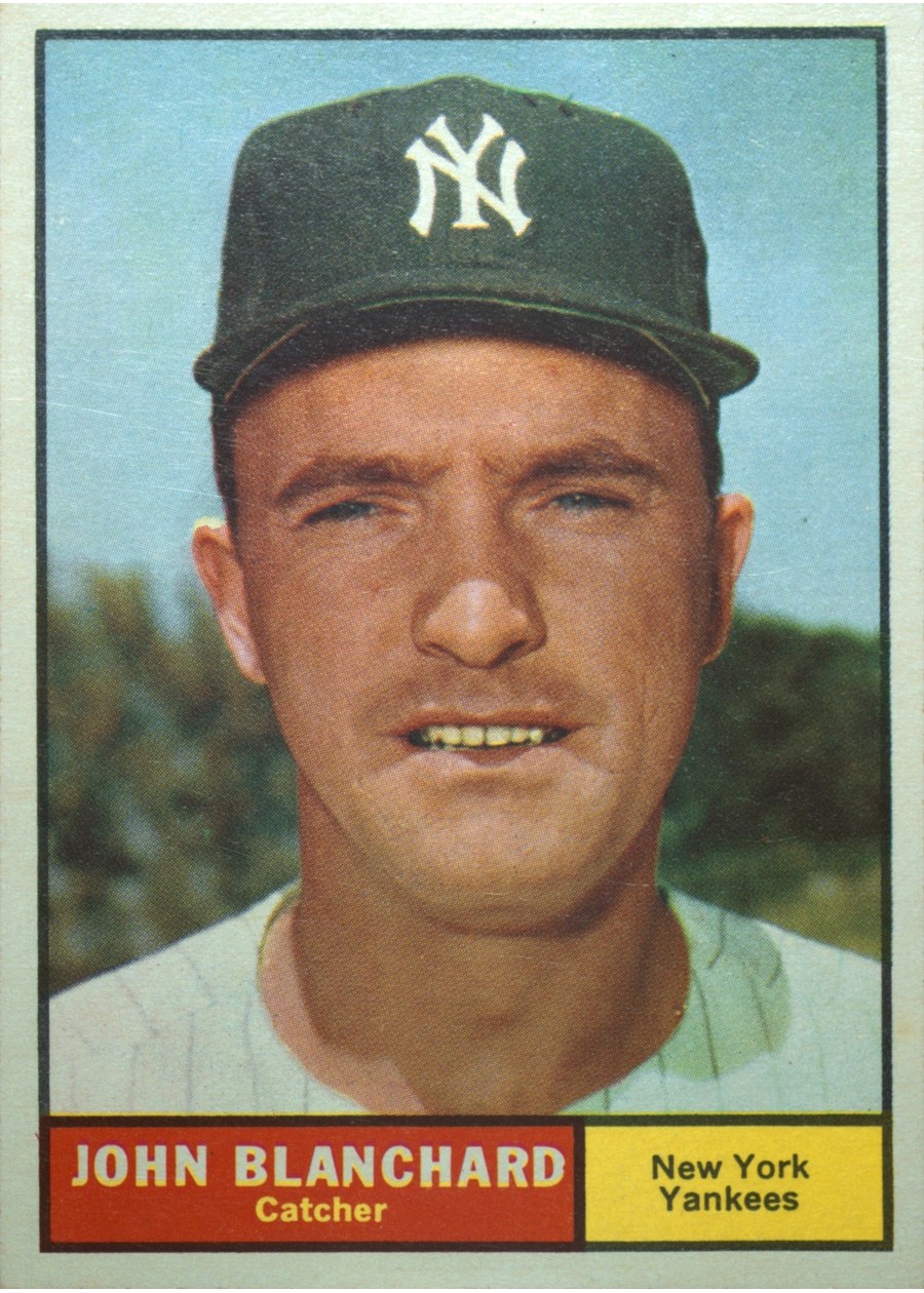 1961 Topps #104 John Blanchard, New York Yankees