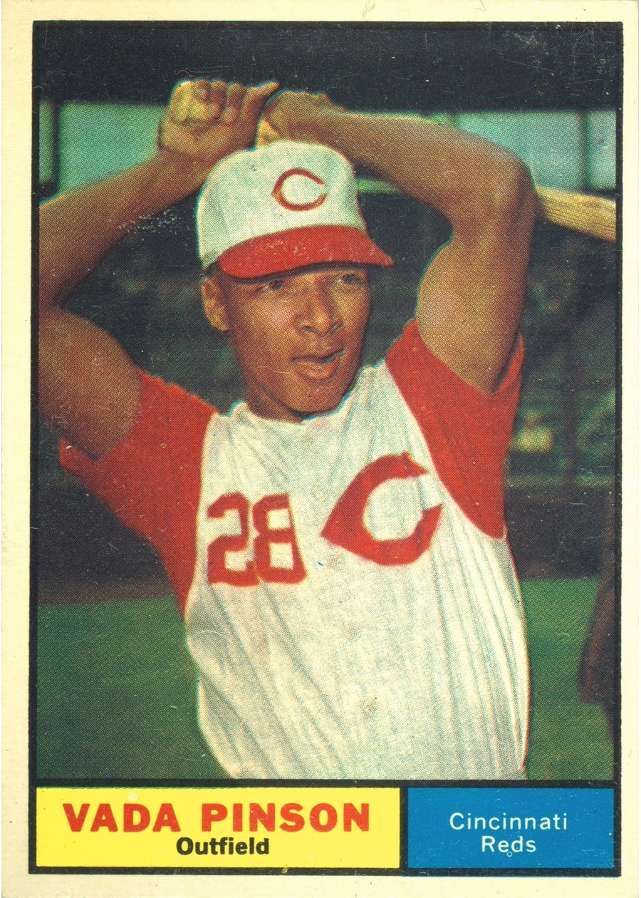 1961 Topps #110 Vada Pinson, Cincinnati Reds