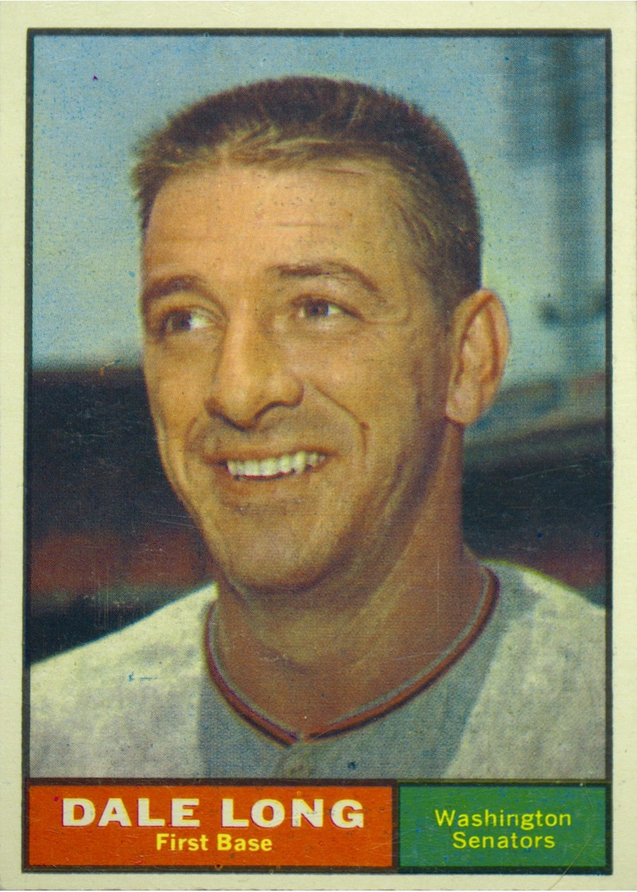 1961 Topps #117 Dale Long, Washington Senators