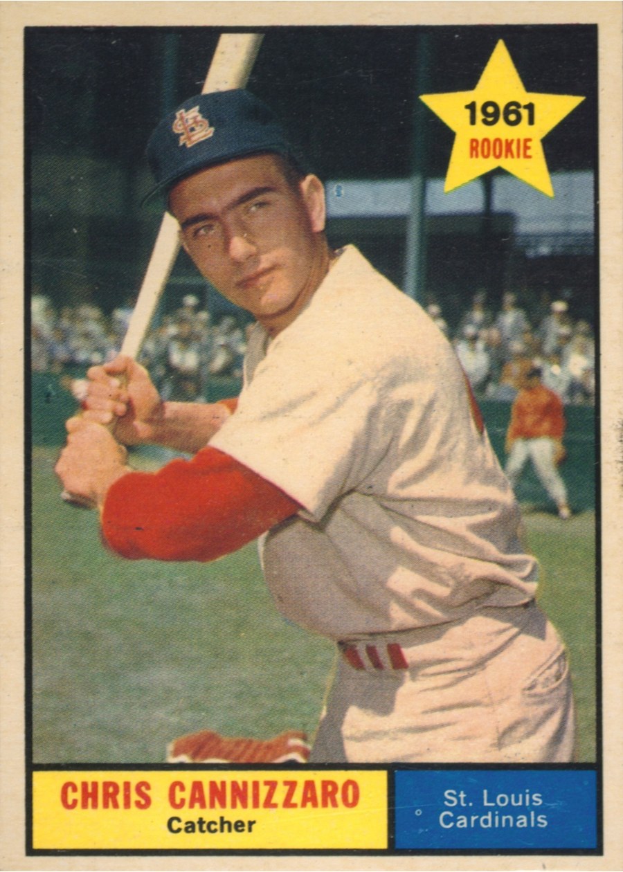 1961 Topps #118 Chris Cannizzaro, St. Louis Cardinals