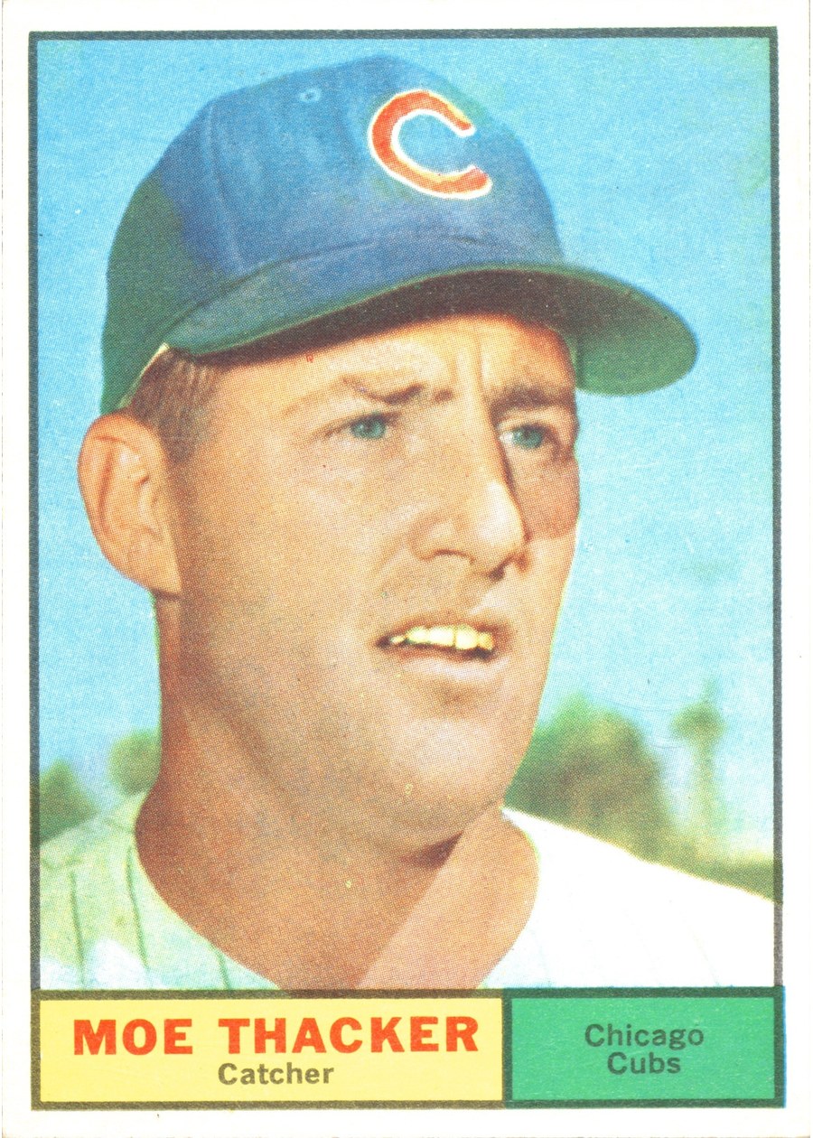 1961 Topps #12 Moe Thacker, Chicago Cubs