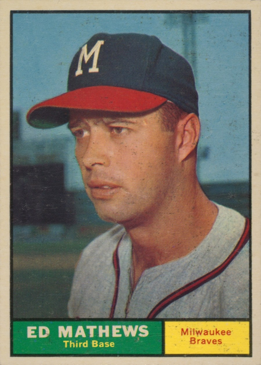 1961 Topps #120 Ed Mathews, Milwaukee Braves