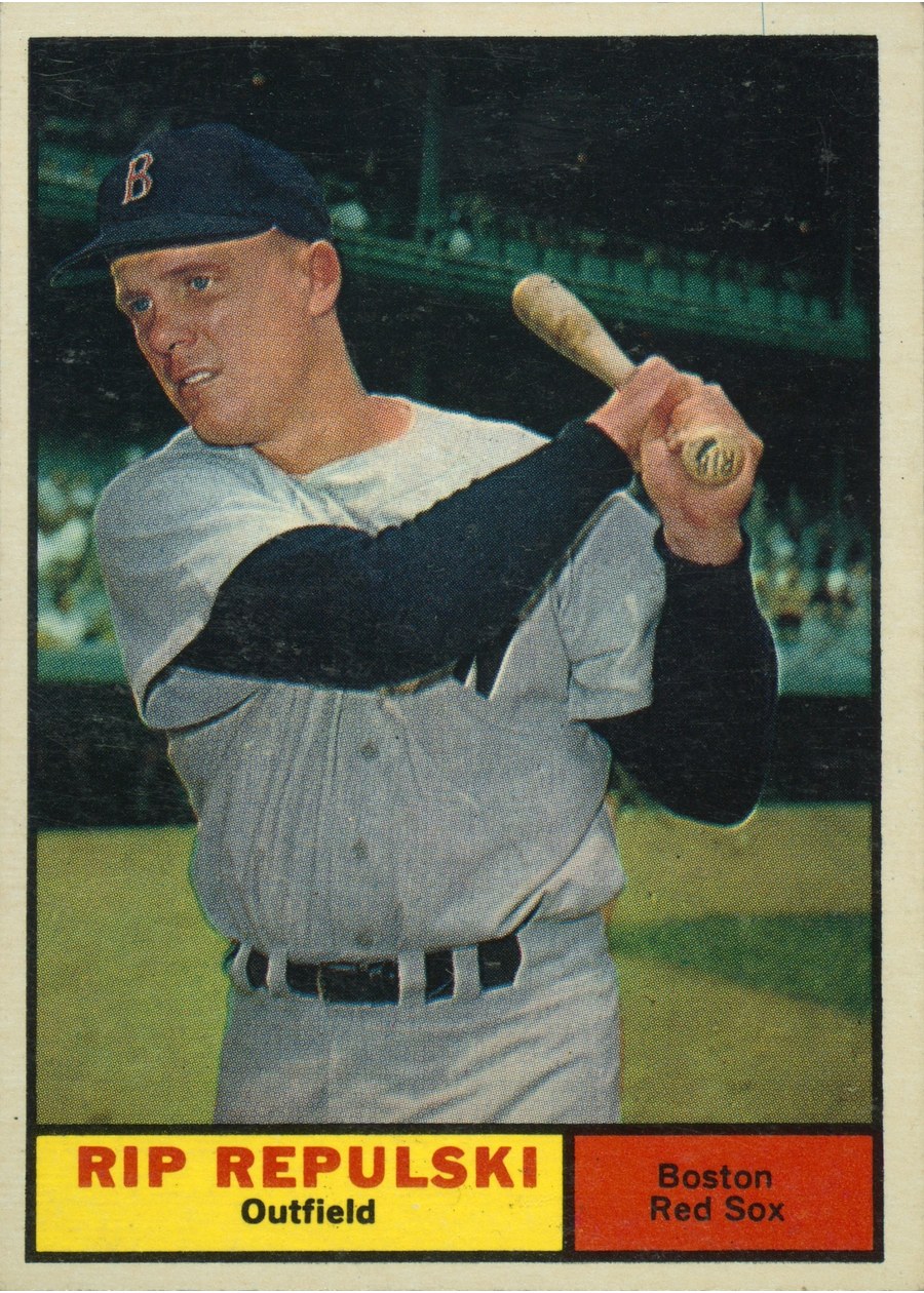 1961 Topps #128 Rip Repulski, Boston Red Sox