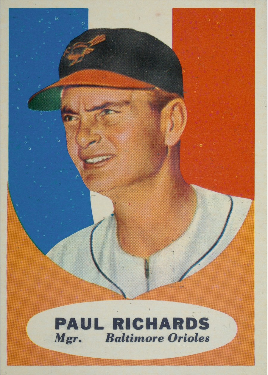 1961 Topps #131 Paul Richards, Baltimore Orioles