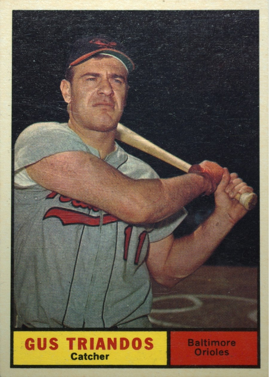 1961 Topps #140 Gus Triandos, Baltimore Orioles