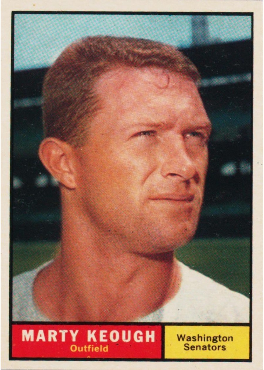 1961 Topps #146 Marty Keough, Washington Senators