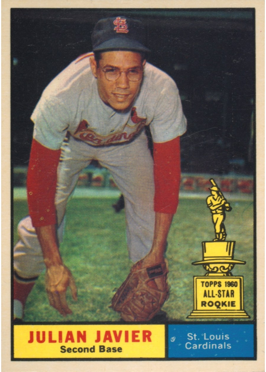 1961 Topps #148 Julian Javier, St. Louis Cardinals