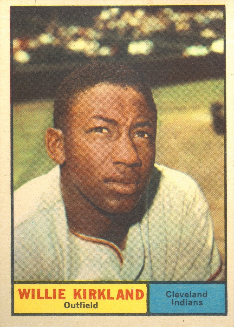 1961 Topps #15 Willie Kirkland, Cleveland Indians