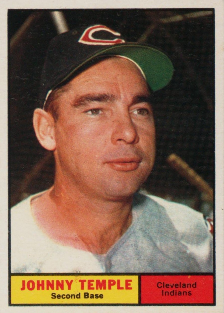 1961 Topps #155 Johnny Temple, Cleveland Indians