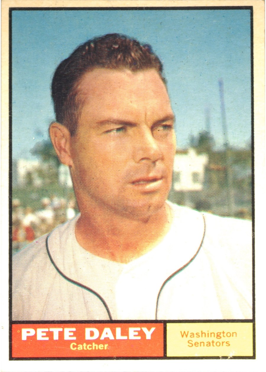 1961 Topps #158 Pete Daley, Washington Senators