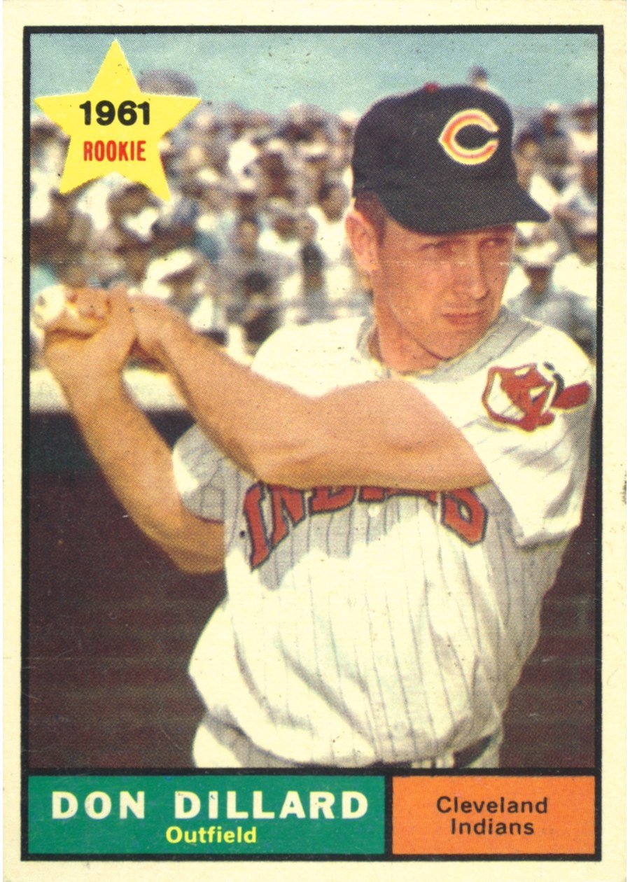 1961 Topps #172 Don Dillard, Cleveland Indians