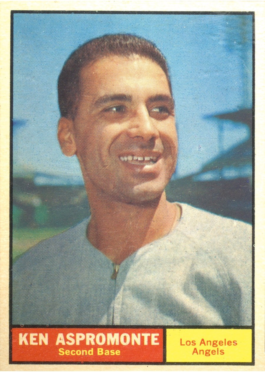 1961 Topps #176 Ken Aspromonte, Los Angeles Angels
