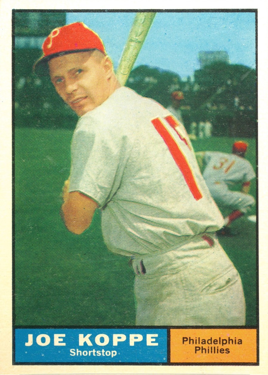 1961 Topps #179 Joe Koppe, Philadelphia Phillies