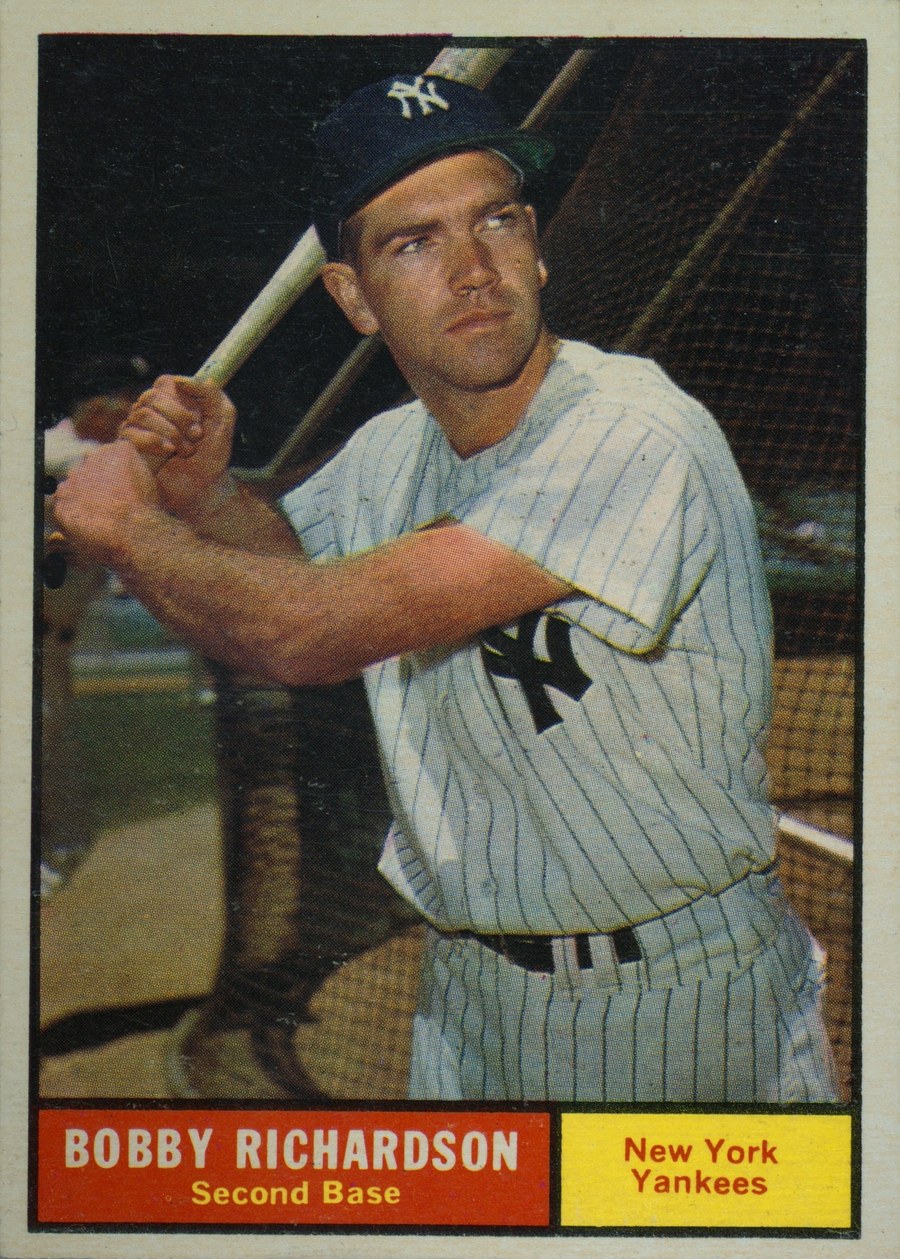 1961 Topps #180 Bobby Richardson, New York Yankees