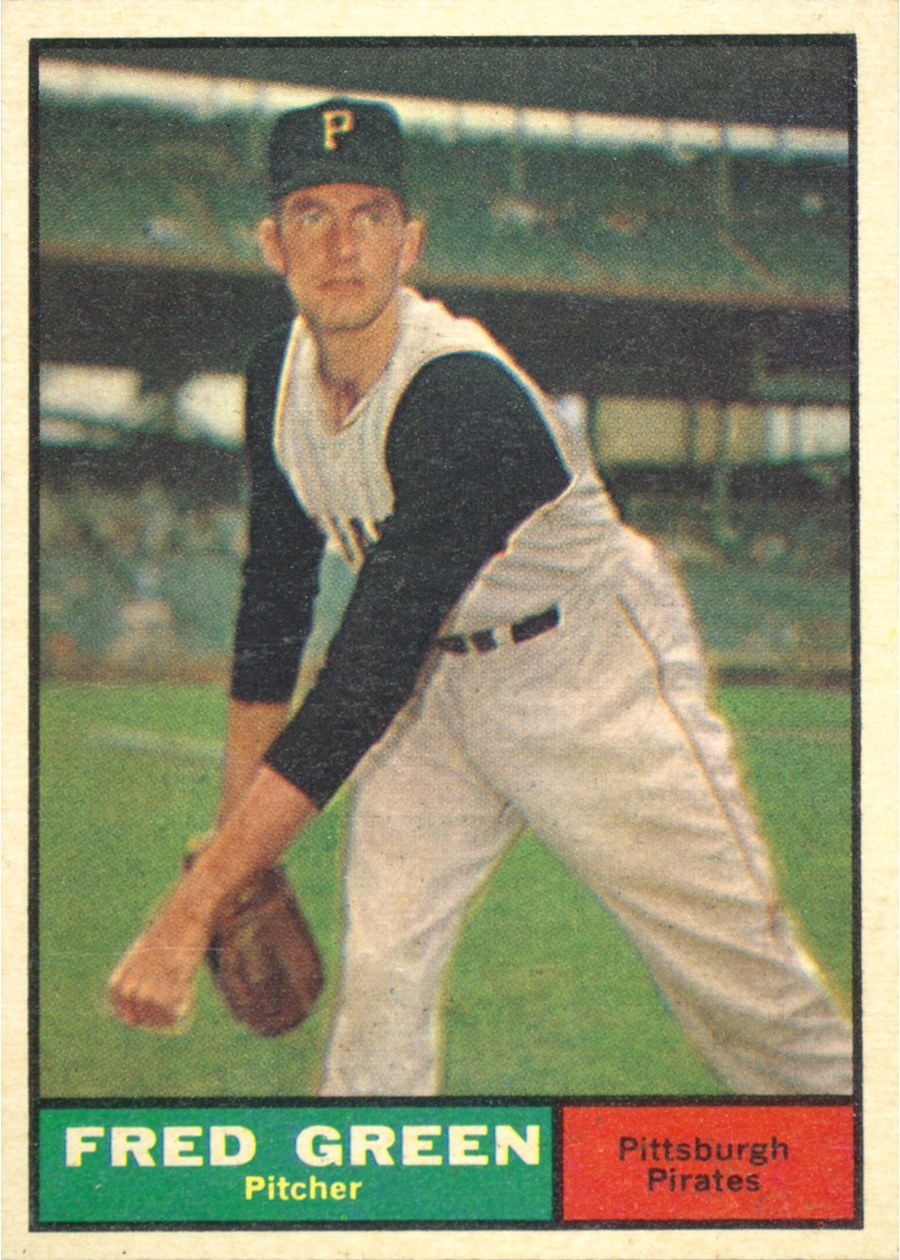 1961 Topps #181 Fred Green, Pittsburgh Pirates
