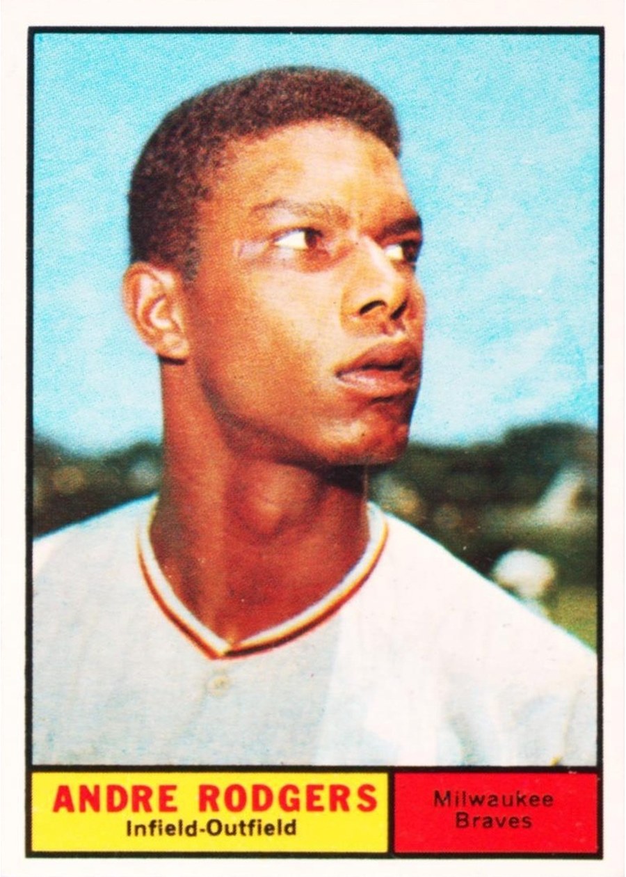 1961 Topps #183 Andre Rodgers, Milwaukee Braves