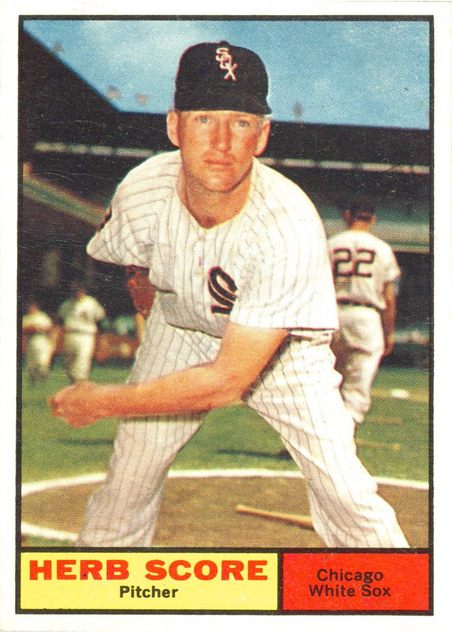 1961 Topps #185 Herb Score, Chicago White Sox