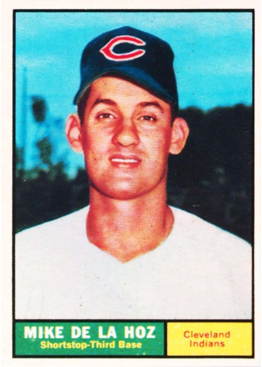 1961 Topps #191 Mike de la Hoz, Cleveland Indians
