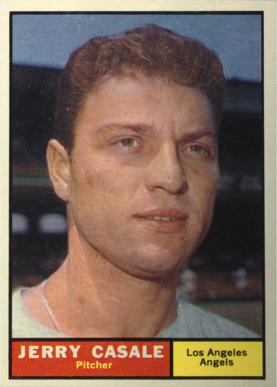 1961 Topps #195 Jerry Casale, Los Angeles Angels