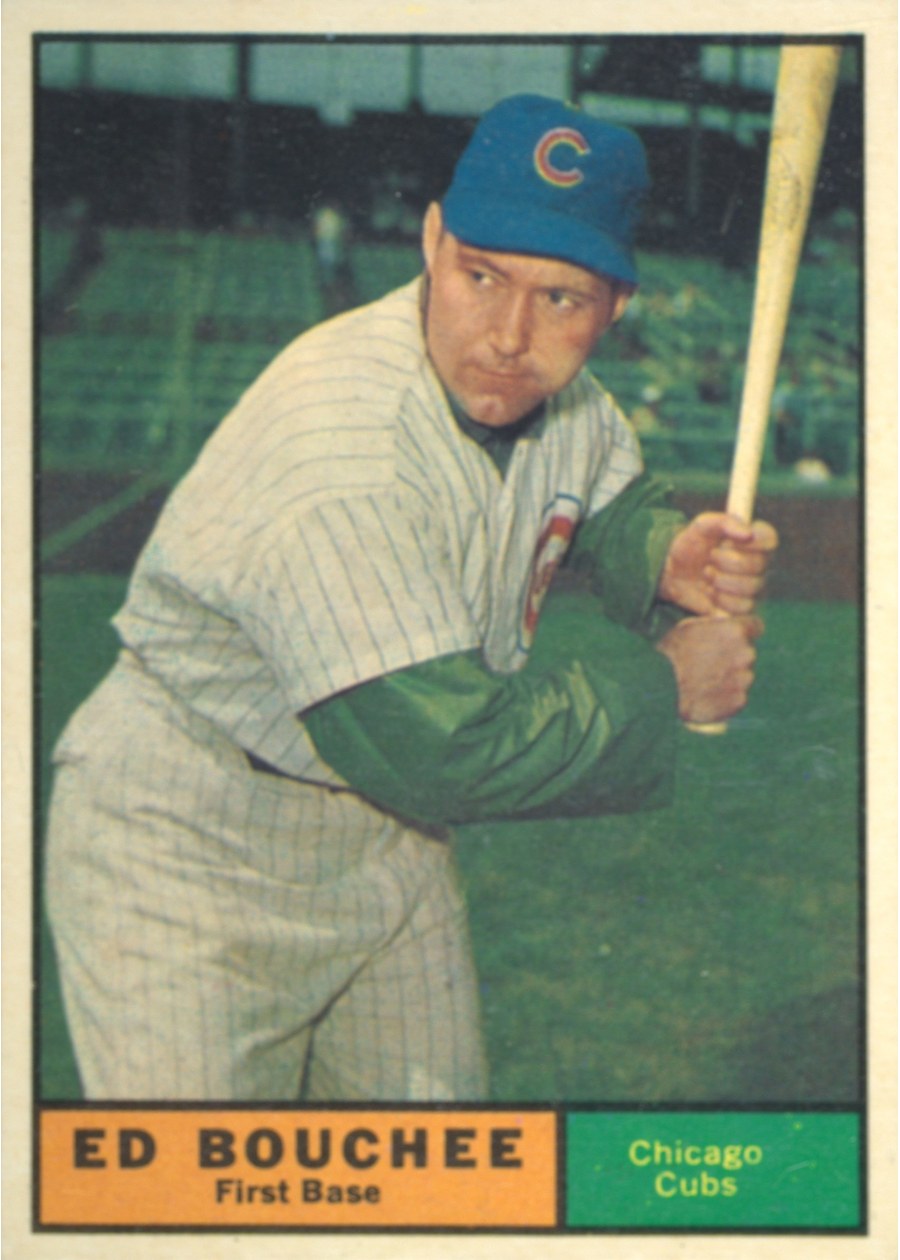 1961 Topps #196 Ed Bouchee, Chicago Cubs